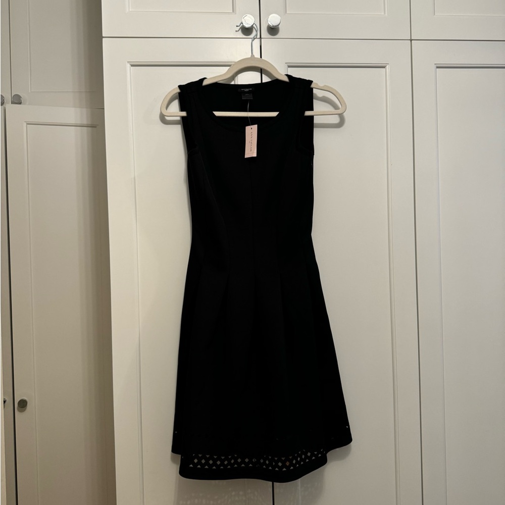 Black stretchy work dress - new with tags - Ann Taylor